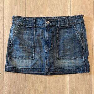 7 For All Mankind Jean Mini Skirt, size 28